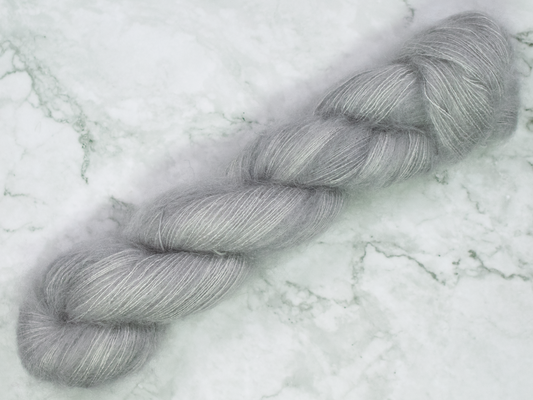 Photo of Mohair yarn in "Mithril"
