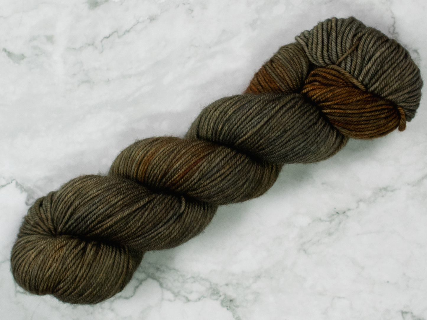 Photo of DK Weight yarn in "Clockwork"