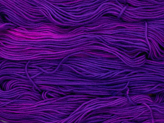 Photo of DK Weight yarn in "Cynthia's Lunchbox"