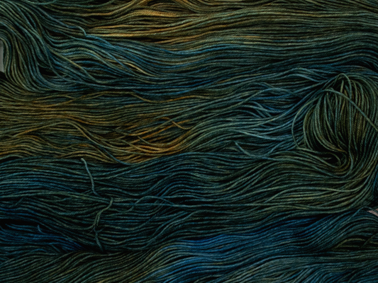 Photo of Fingering Weight yarn in "Larkspur"