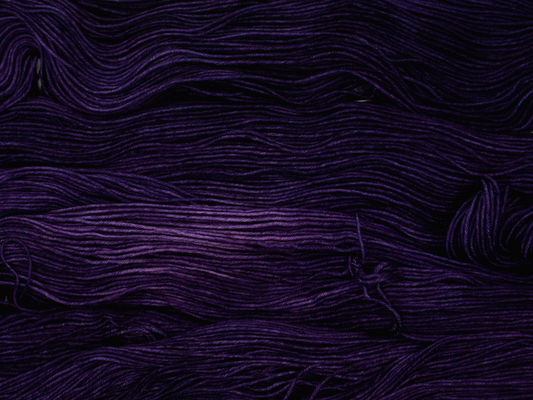 Photo of Fingering Weight yarn in "Nurple"