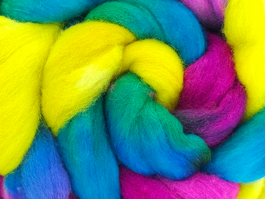 "Craft Girl Summer" | Hand-Dyed BFL Fiber