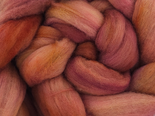 "Tea Time of the Soul" | Hand Dyed BFL Fiber
