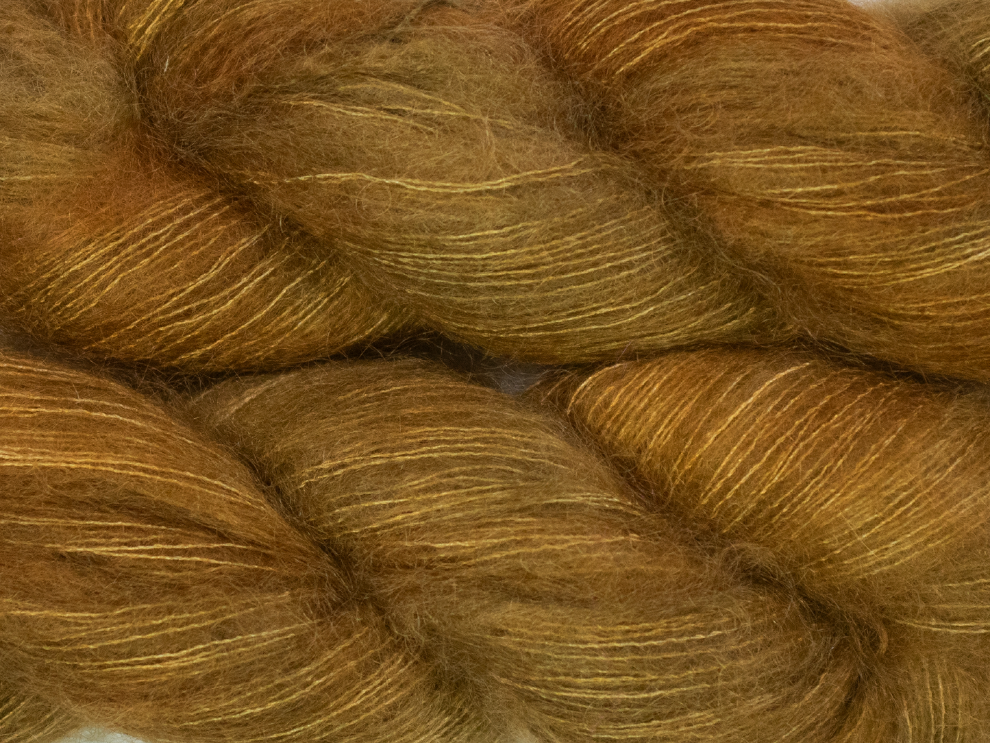 Photo of Mohair yarn in "Brass Monkey"