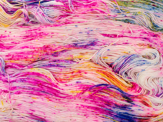 Photo of Fingering Weight yarn in "Faerie Farts"