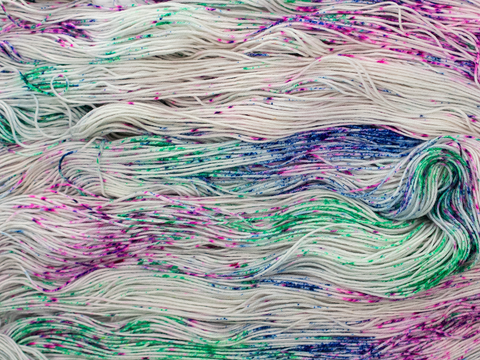 Photo of Fingering Weight yarn in "Final Frontier"