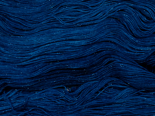 Photo of Fingering Weight Glitter yarn in "Coraline"
