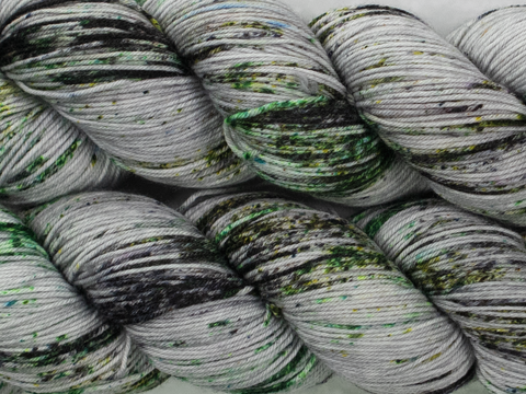 Photo of Fingering Weight yarn in "Buttons & Bravery"