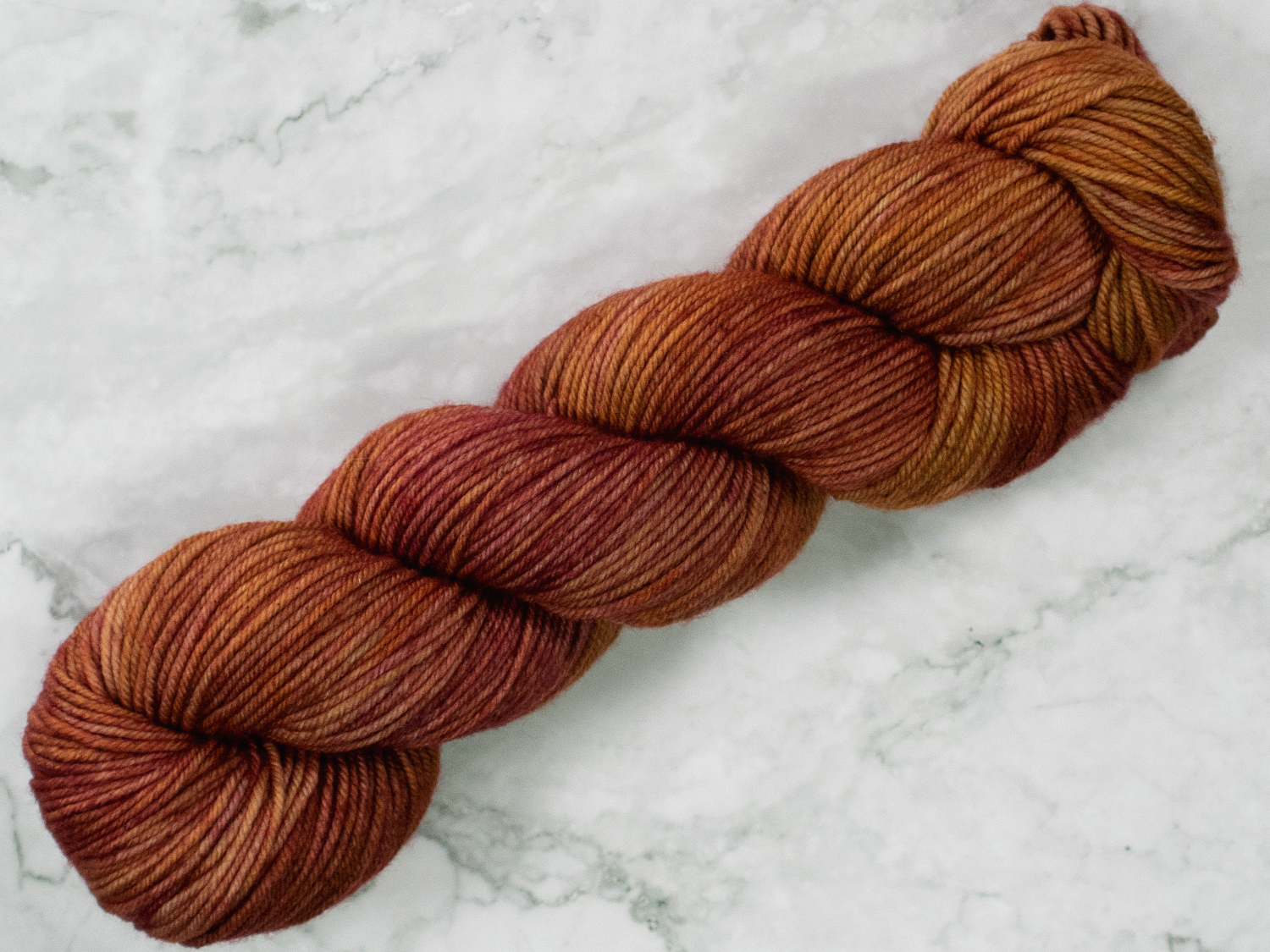 Photo of DK Weight yarn in "Tea Time of the Soul"