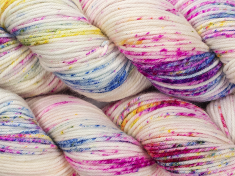 Photo of DK Weight yarn in "Faerie Farts"